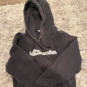 Black champion hoodie